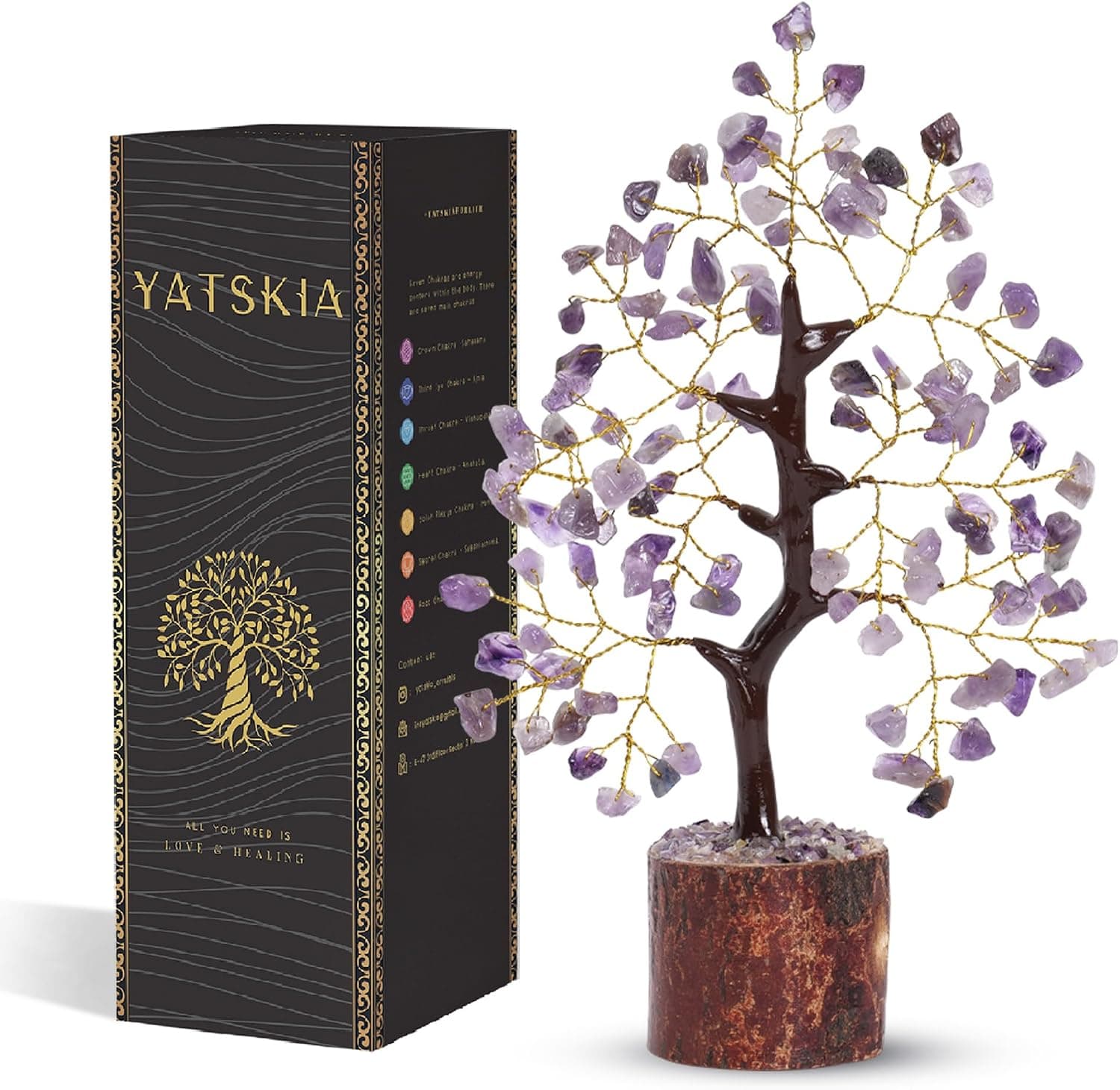 Amethyst Crystal Tree - Gem Tree - Amethyst Tree - Money Crystals - Crystal T...