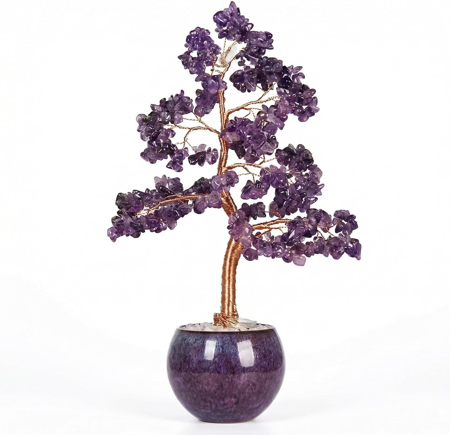Purple Amethyst Feng Shui Crystal Tree